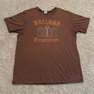 Y2K Utility Amsterdam Graphic Tee size Men's XL